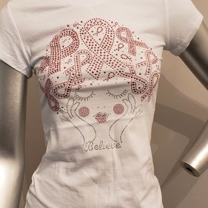 Breast cancer tee (wholesale option available)
